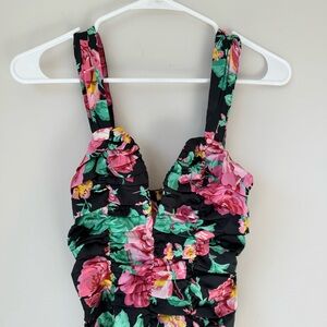 For Love & Lemons Floral Bodysuit